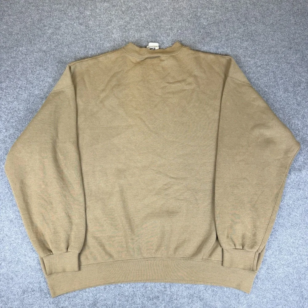 Vintage Lee Heavyweight Sweatshirt Last Call Colorado Elk Tan Gorpcore Crewneck